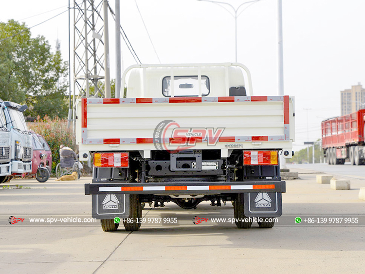 Sinotruk Cargo Carrying Truck - Rear Side